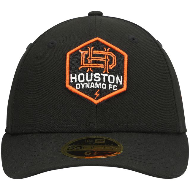 Casquette ajustée à profil bas 59FIFTY Houston Dynamo FC pour homme New Era noire