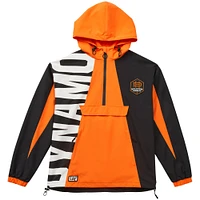 Unisex Live Breathe Futbol Orange Houston Dynamo FC Tekker Half-Zip Anorak Jacket