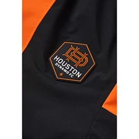Unisex Live Breathe Futbol Orange Houston Dynamo FC Tekker Half-Zip Anorak Jacket