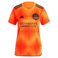 Maillot réplique personnalisé orange Houston Dynamo FC 2023 El Sol pour femme adidas