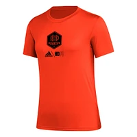 Women's adidas Orange Houston Dynamo FC AEROREADY Club Icon T-Shirt