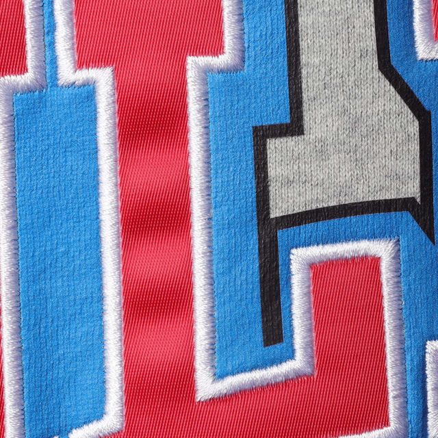 Mitchell & Ness Heathered Grey Houston Oilers Tailles Big Tall Gridiron Classics Sweat-shirt à imprimé intégral pour homme