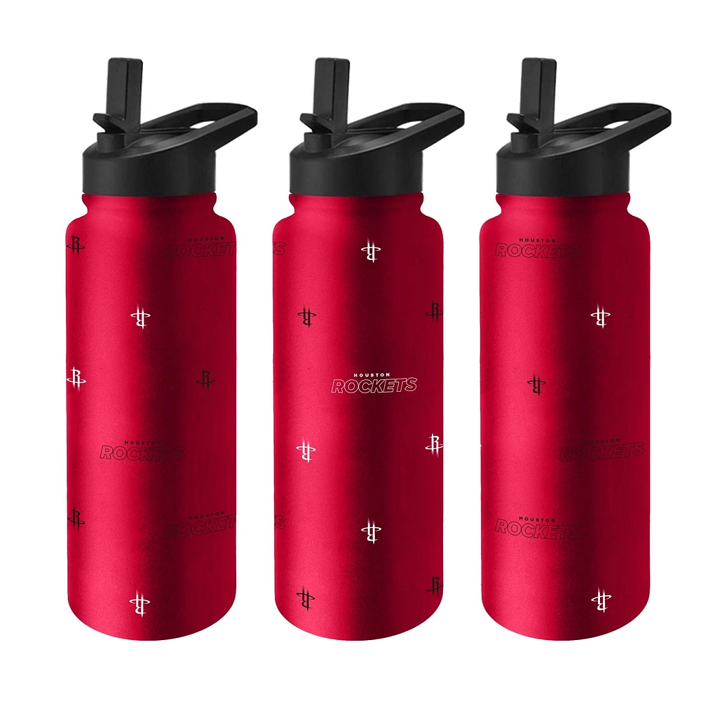 Bouteille de boisson rafraîchissante Steep and Repeat de 34 oz des Houston Rockets