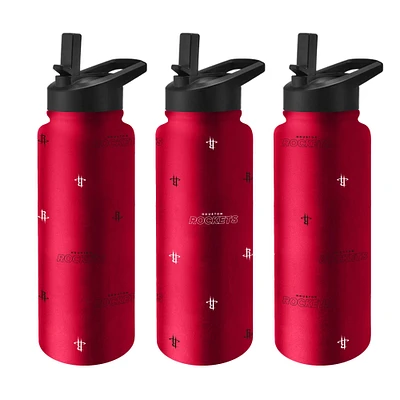 Bouteille de boisson rafraîchissante Steep and Repeat de 34 oz des Houston Rockets