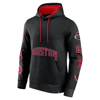 Men's Fanatics Black Houston Rockets Home Court Pullover Hoodie