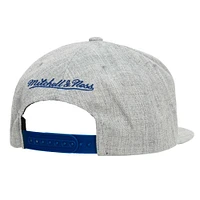 Men's Mitchell & Ness Heather Gray Houston Rockets Hardwood Classics 2.0 Snapback Hat