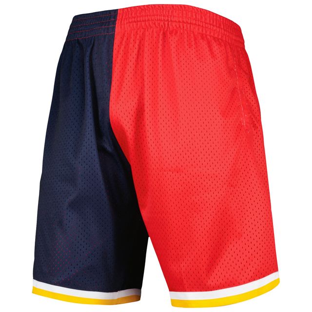 Mitchell & Ness pour homme Bleu marine/rouge Houston Rockets Hardwood Classics 1993 Split Swingman Short