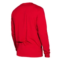 Men's New Era  Red Houston Rockets 2024/25 City Edition Long Sleeve T-Shirt
