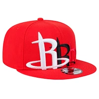 Casquette snapback 9FIFTY Sport Night Team Shadow des Houston Rockets de New Era pour homme