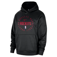 Sweat à capuche Nike Houston Rockets Spotlight 2024/25 pour homme, noir, entraînement sur le terrain