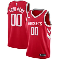 Men's Nike Red Houston Rockets - Swingman Custom Jersey Icon Edition