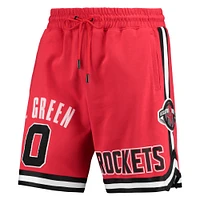 Men's Pro Standard Jalen Green Red Houston Rockets Player Replica Shorts