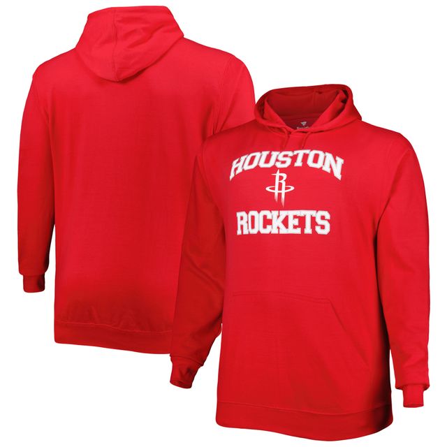 Sweat à capuche rouge Houston Rockets Big & Tall Heart Soul pour homme