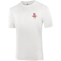 Unisex FISLL  White Houston Rockets Burst Logo T-Shirt