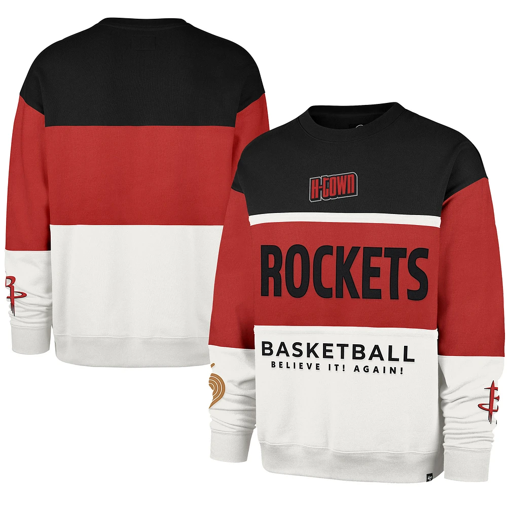 Sweat-shirt à capuche unisexe '47 Red Houston Rockets 2024/25 City Edition On Five Maximalist