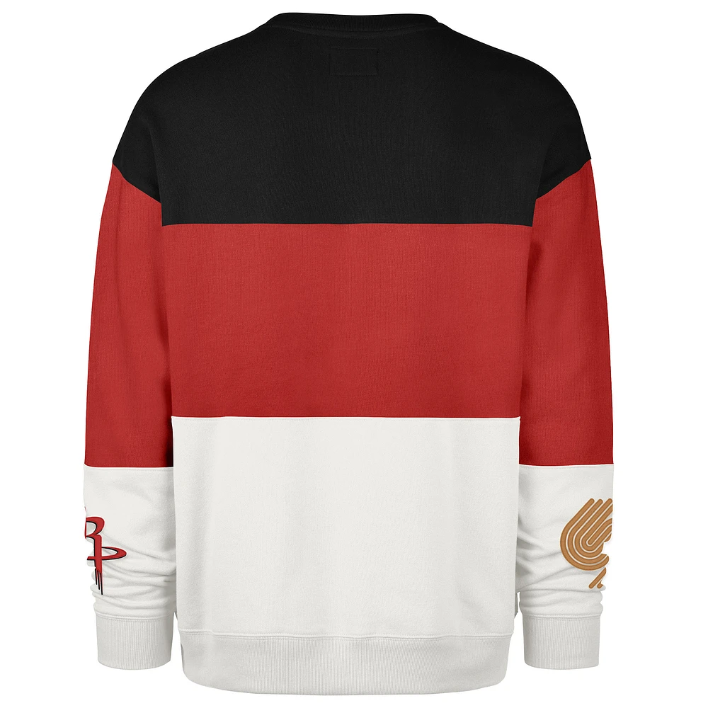 Sweat-shirt à capuche unisexe '47 Red Houston Rockets 2024/25 City Edition On Five Maximalist