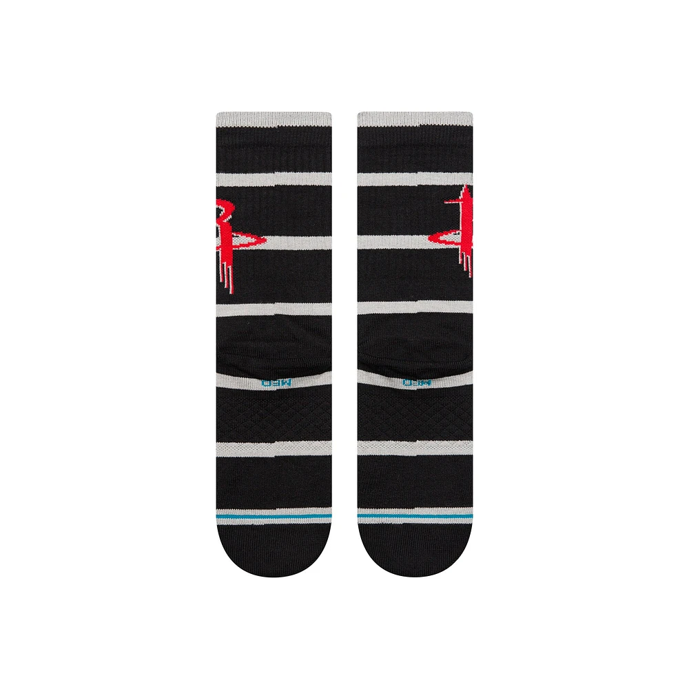 Unisex  Stance Houston Rockets Prep Stripe Crew Sock