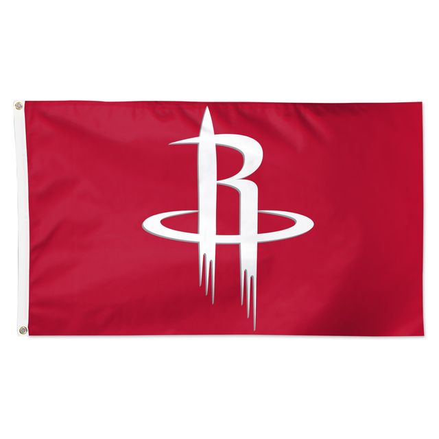 WinCraft Houston Rockets 3' x 5' Logo principal simple face - Drapeau