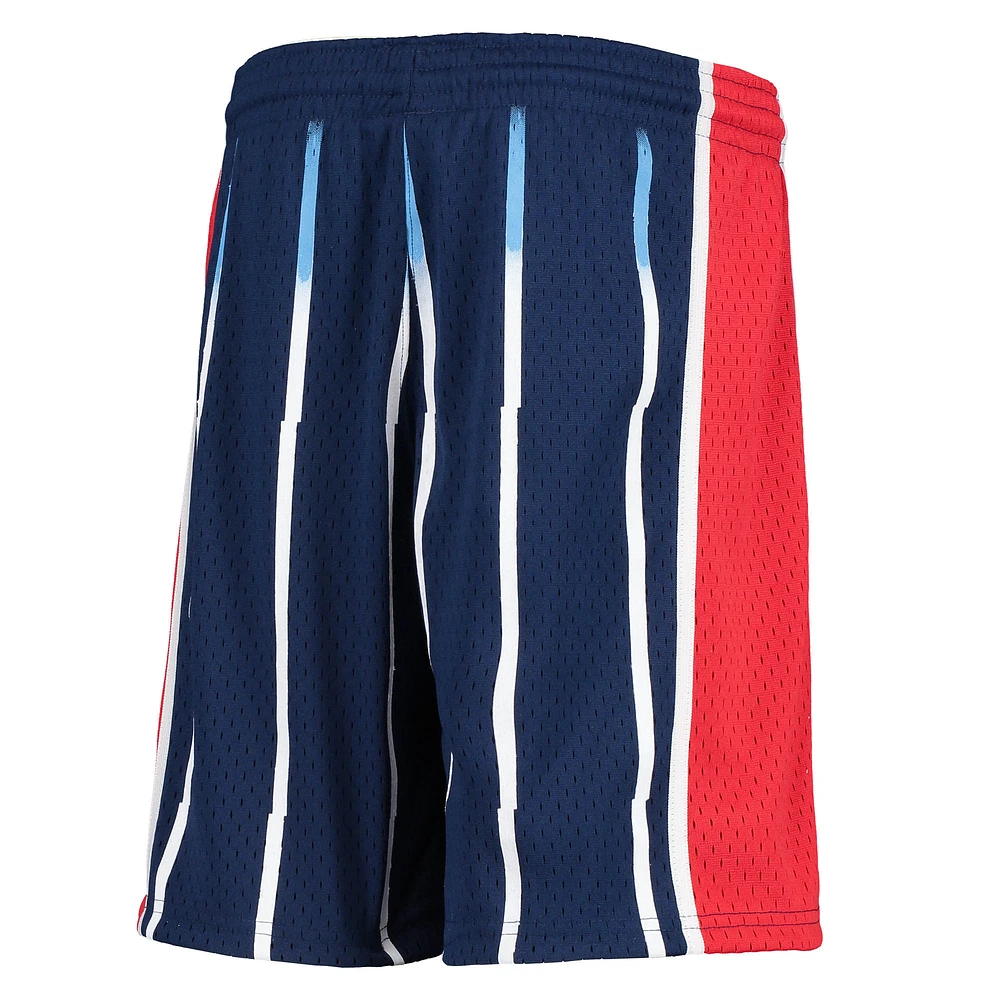 Youth Mitchell & Ness Navy Houston Rockets Hardwood Classics Swingman Shorts