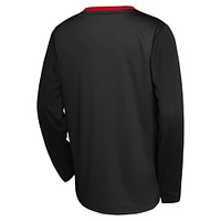 Youth Nike  Black Houston Rockets 2024/25 City Edition Pregame Performance Long Sleeve Shooting T-Shirt