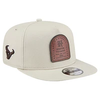 Men's New Era  Stone Houston Texans Premier 9FIFTY Snapback Hat