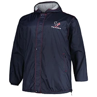 Men's Dunbrooke Navy Houston Texans Big & Tall Legacy Stadium Full-Zip Jacket