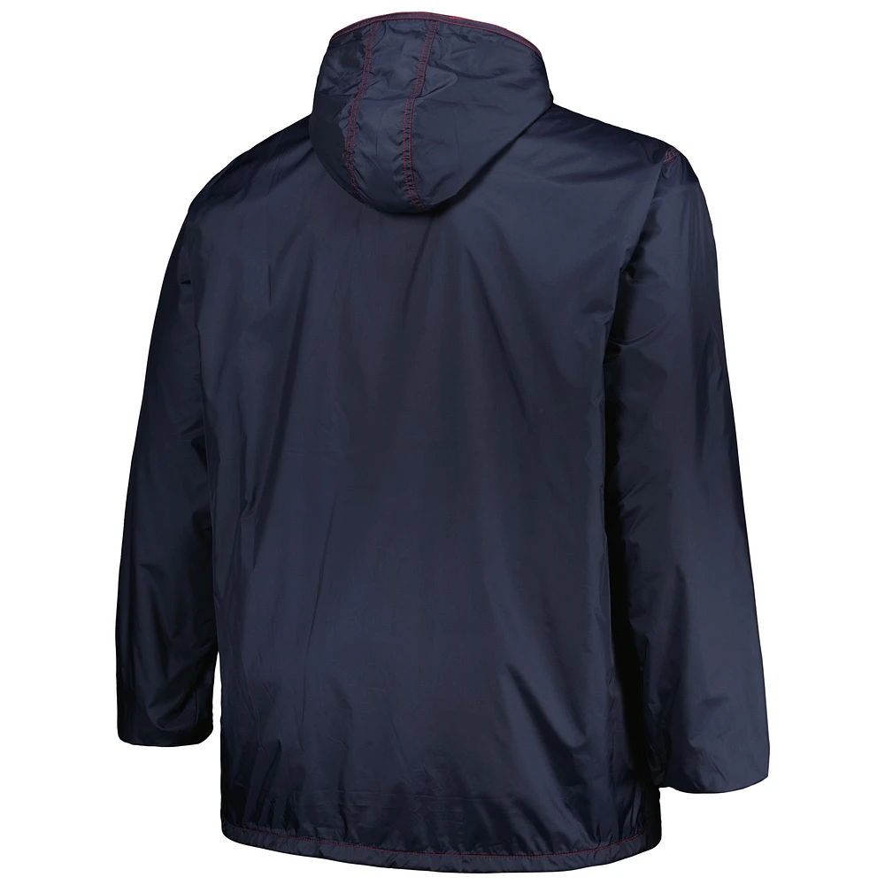Men's Dunbrooke Navy Houston Texans Big & Tall Legacy Stadium Full-Zip Jacket