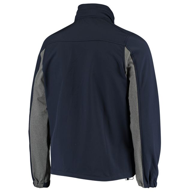 Blouson à fermeture éclair intégrale Dunbrooke Houston Texans Circle Zephyr bleu marine pour homme
