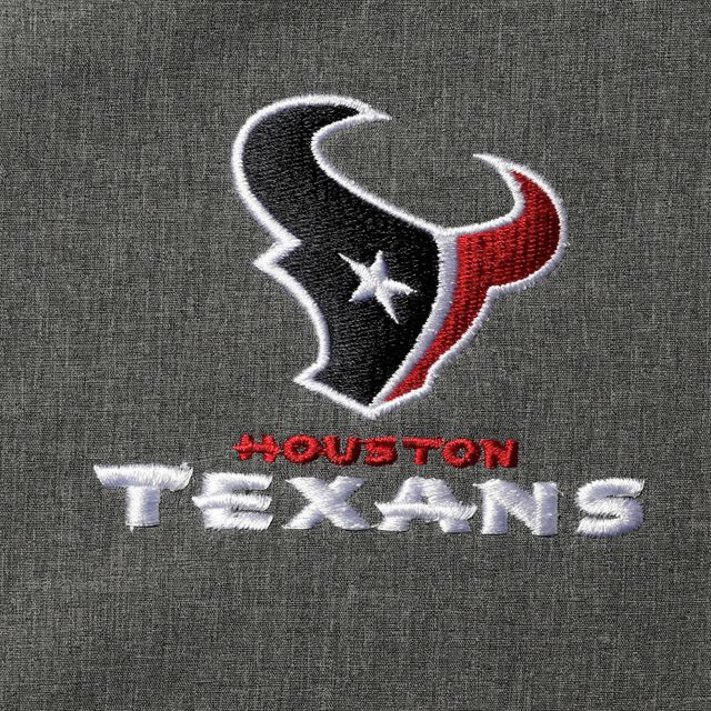 Blouson à fermeture éclair intégrale Dunbrooke Houston Texans Circle Zephyr bleu marine pour homme