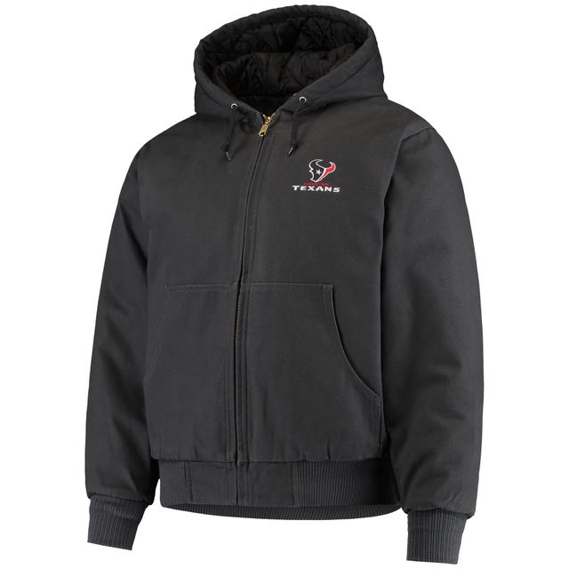 Veste à capuche en toile de coton Dakota Houston Texans pour homme Dunbrooke Navy