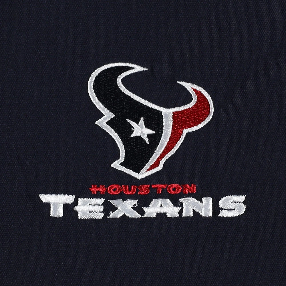 Men's Dunbrooke Navy Houston Texans Journey Workwear Tri-Blend Full-Zip Jacket