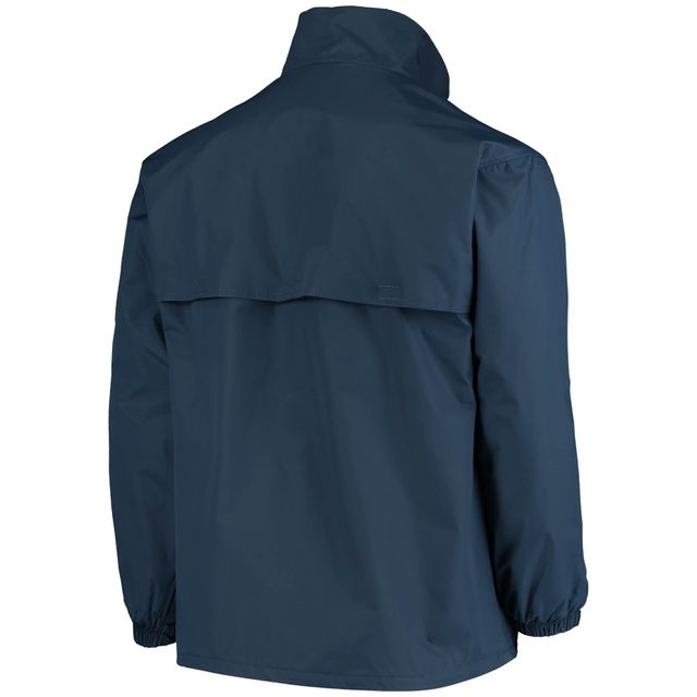 Veste homme Dunbrooke Houston Texans Triumph Fleece entièrement zippée bleu marine
