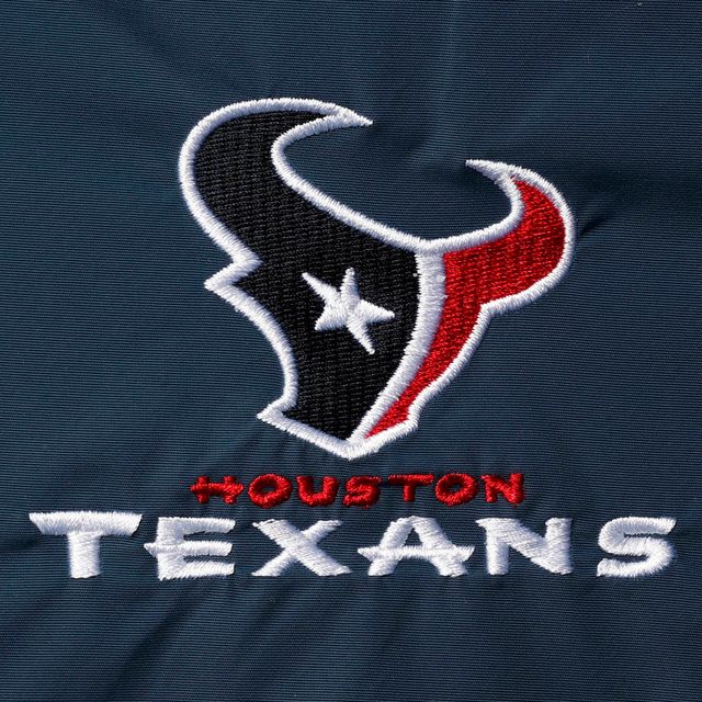 Veste homme Dunbrooke Houston Texans Triumph Fleece entièrement zippée bleu marine