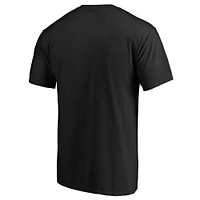 Men's Fanatics Black Houston Texans Midnight Mascot Team Logo T-Shirt