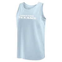 Men's Fanatics Light Blue Houston Texans Elements Tank Top
