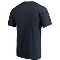 Men's Fanatics Navy Houston Texans Big & Tall Team Logo Lockup T-Shirt