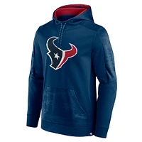 Men's Fanatics Navy Houston Texans On The Ball Pullover Hoodie