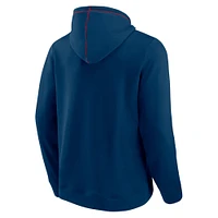 Men's Fanatics Navy Houston Texans Tiebreaker Pullover Hoodie