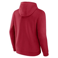Sweat à capuche rouge Houston Texans Team Lock-Up Fanatics pour hommes