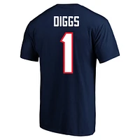 Men's Fanatics Stefon Diggs Navy Houston Texans Big & Tall Player Name Number T-Shirt