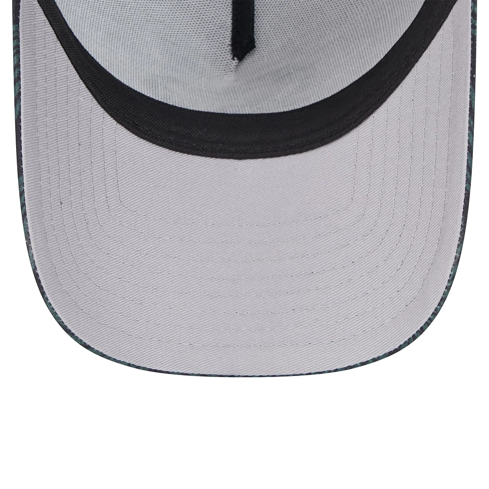 Men's New Era Black Houston Texans Agave Trucker 9FORTY Adjustable Hat
