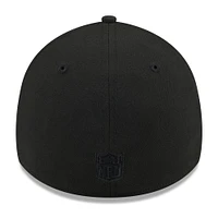 Men's New Era Black Houston Texans on 39THIRTY Flex Hat