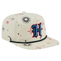 Men's New Era Cream Houston Texans Celestial Golfer Adjustable Hat