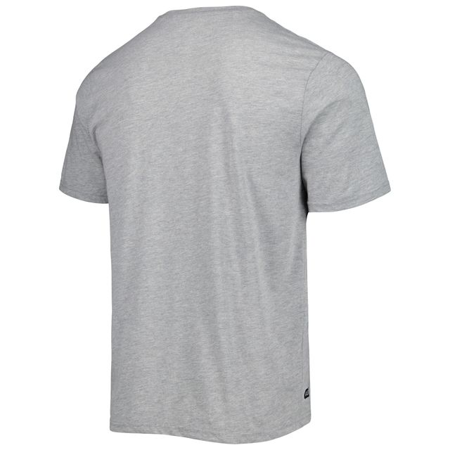 T-shirt pour homme Houston Texans Combine Authentic Red Zone New Era gris chiné