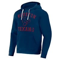 Men's NFL x Darius Rucker Collection by Fanatics Navy Houston Texans Coaches Pullover Hoodie