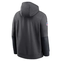 Men's Nike Anthracite Houston Texans 2024 Sideline Club Pullover Hoodie
