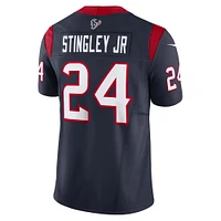 Men's Nike Derek Stingley Jr. Navy Houston Texans Vapor F.U.S.E. Limited Jersey