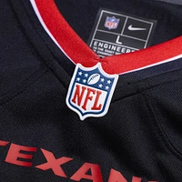 Men's Nike Jerome Carvin  Navy Houston Texans Team Game Jersey