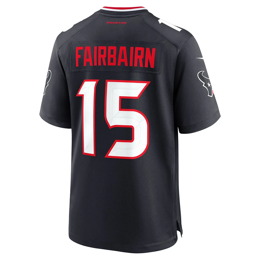 Men's Nike Ka'imi Fairbairn  Navy Houston Texans Team Game Jersey