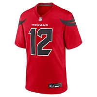 Men's Nike Nico Collins  Red Houston Texans Alternate Game Jersey